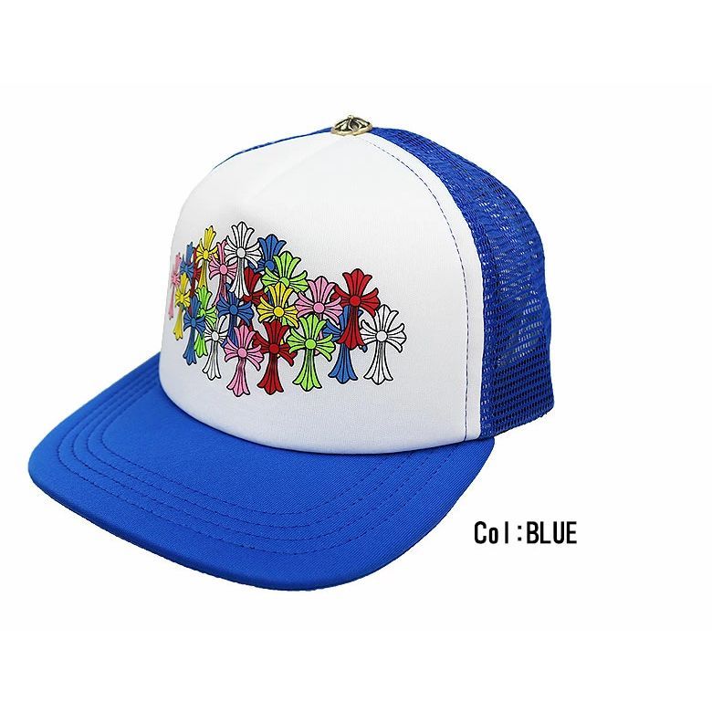 Chrome Hearts マルチカラーメタリックキャップ Chrome Hearts マルチカラー セメタリークロス トラッカー