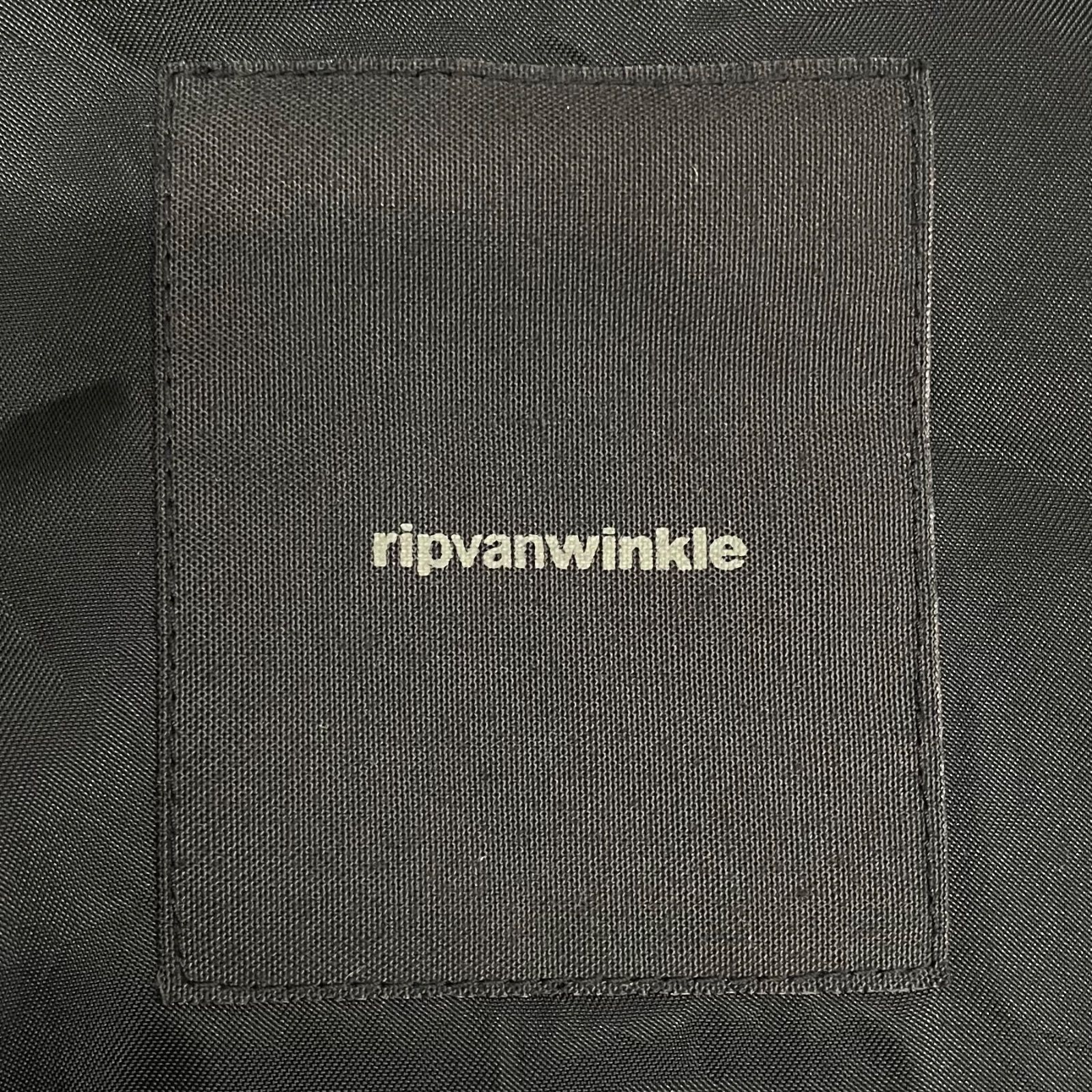 ripvanwinkle リップヴァンウィンクル レザースリーブ カシミヤ