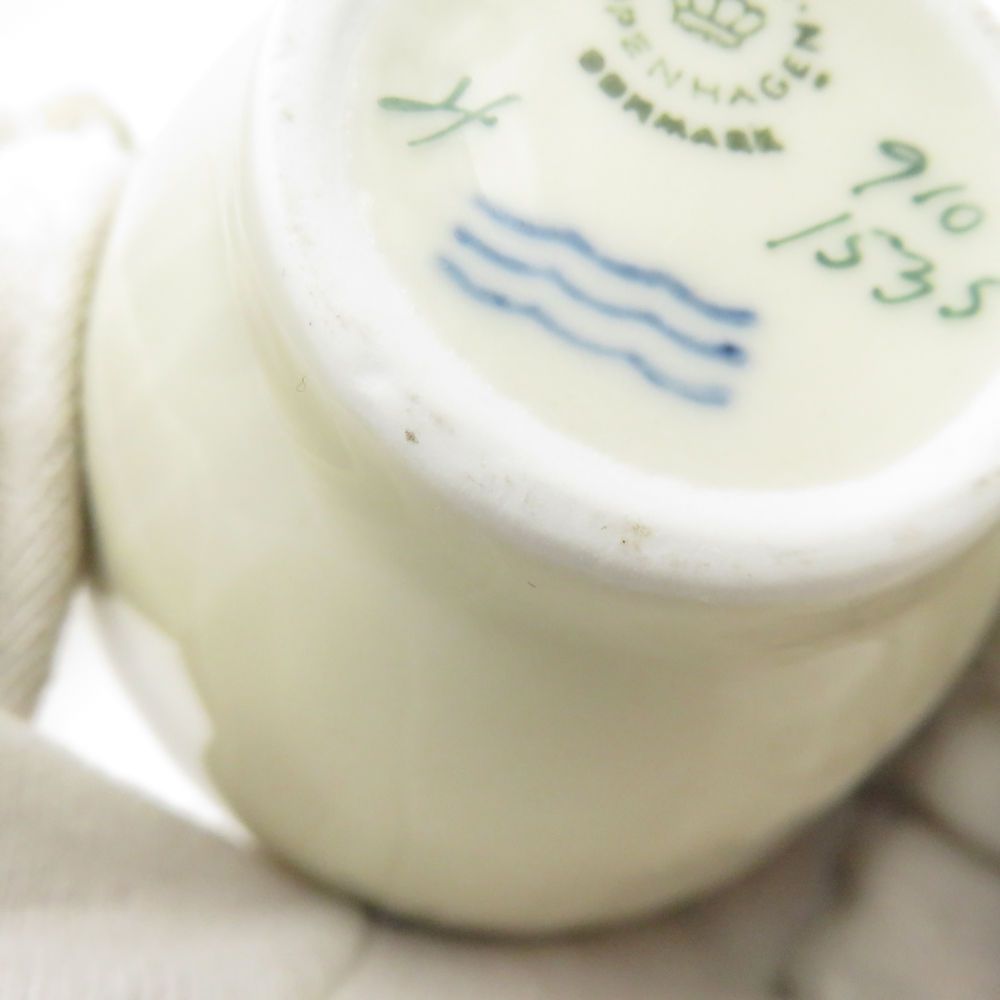 5☆大好評！ ROYAL COPENHAGEN ロイヤルコペンハーゲン フリセンボー 910 1865 910 1535 シュガーポット クリーマー 2点 セット ヴィンテージ SY13115J2 個性的な