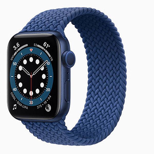 Apple Watch Series 6(GPSモデル)44mm M02G3J/A A2292 [ブルーアルミニウムケースとブレイテッドソロループ  純箱入] :美品 - メルカリ