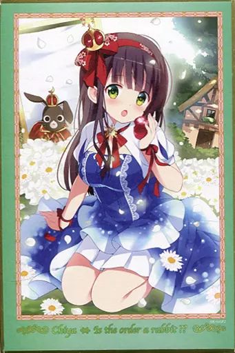 中古】紙製品(キャラクター) 千夜 ミニ色紙 「きゃらっとくじ ご注文は