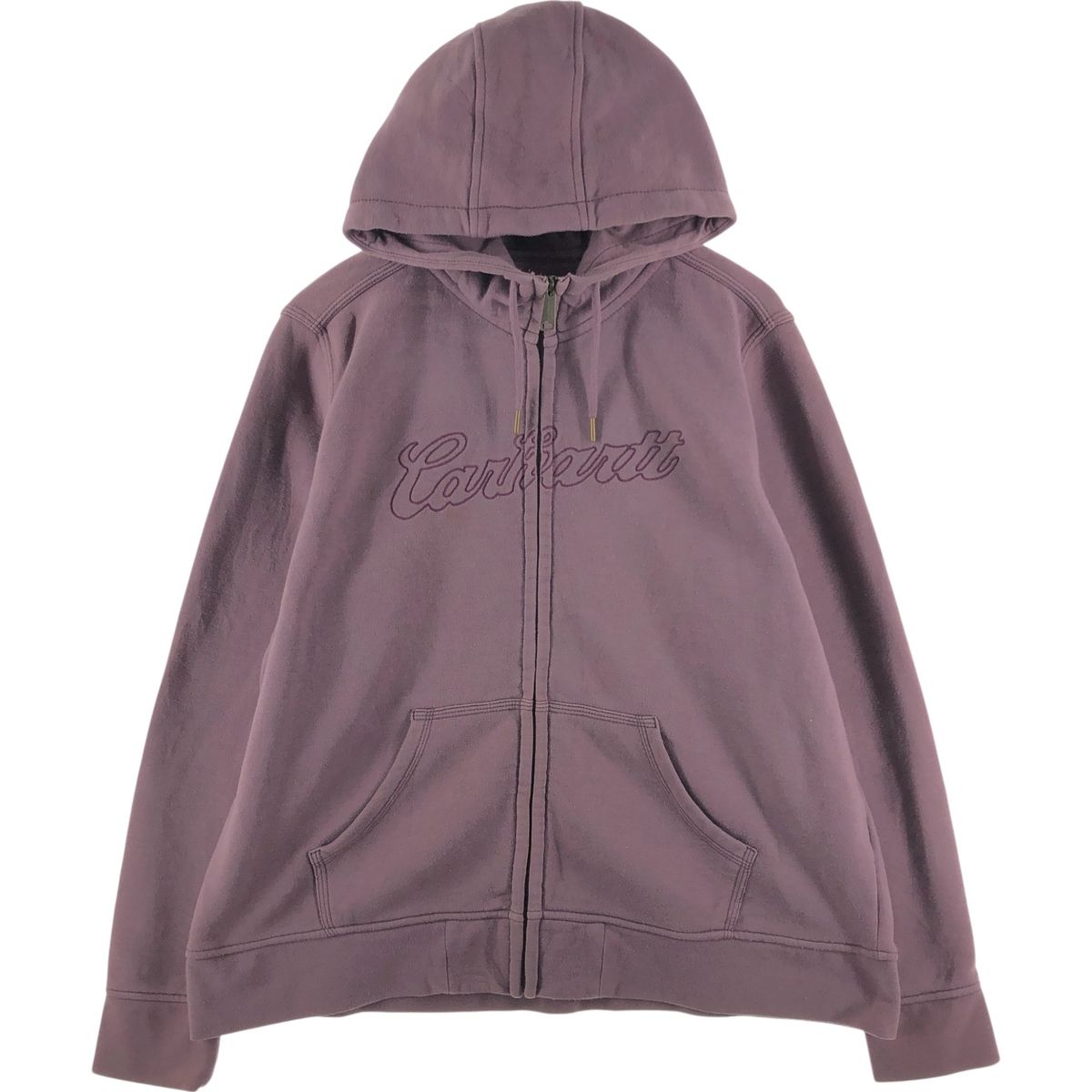古着 カーハート Carhartt スウェットフルジップパーカー メンズXXL 