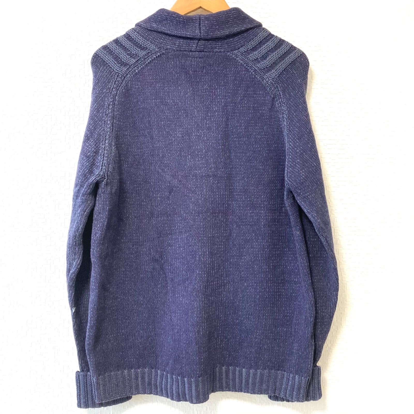 w^)b GAP ギャップ ショールカラー ニット カーディガン 羽織り フル 