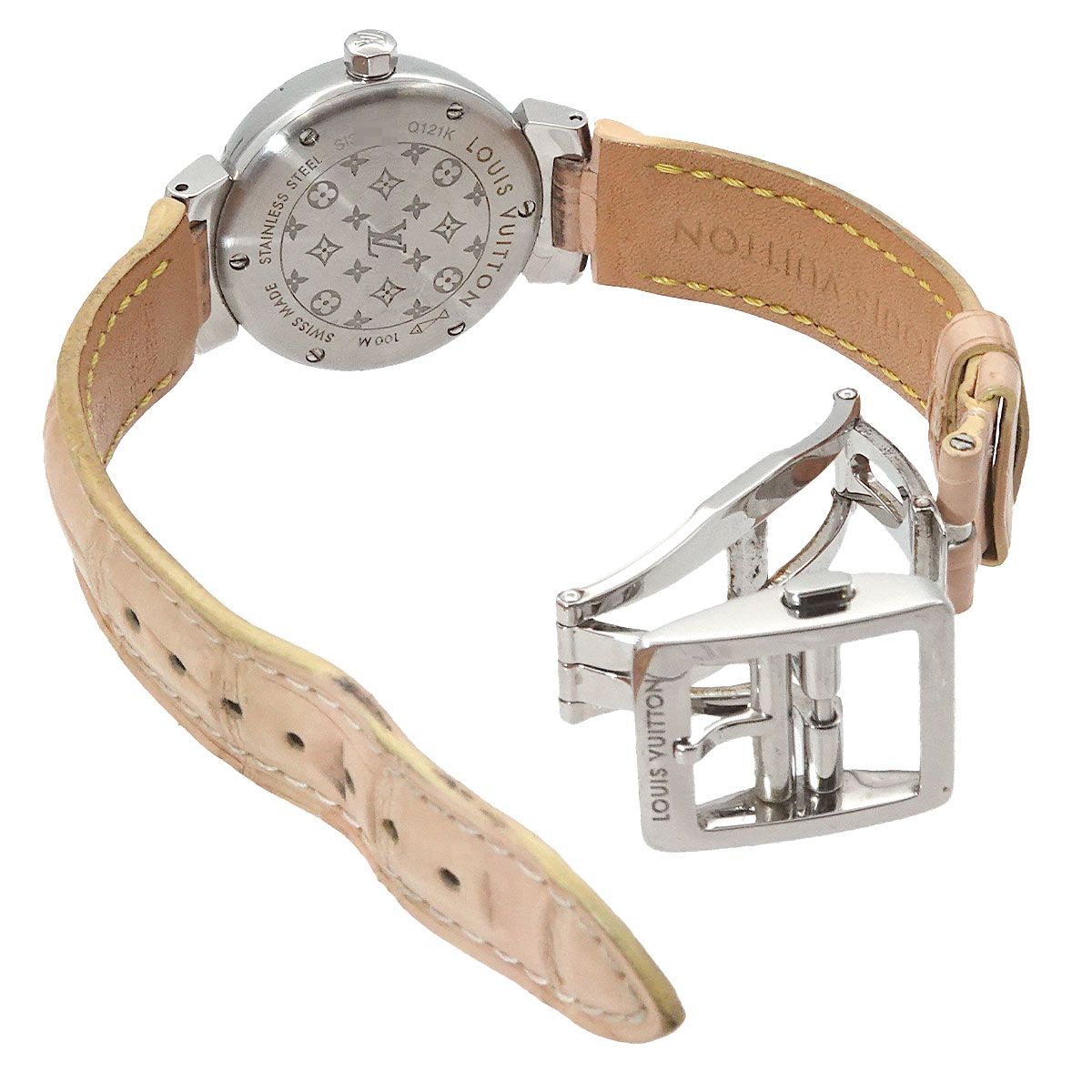 LOUIS VUITTON タミー 時計タンブール Q12160 デイト ルイ ヴィトン LOUIS VUITTON タンブール Q121K レディース