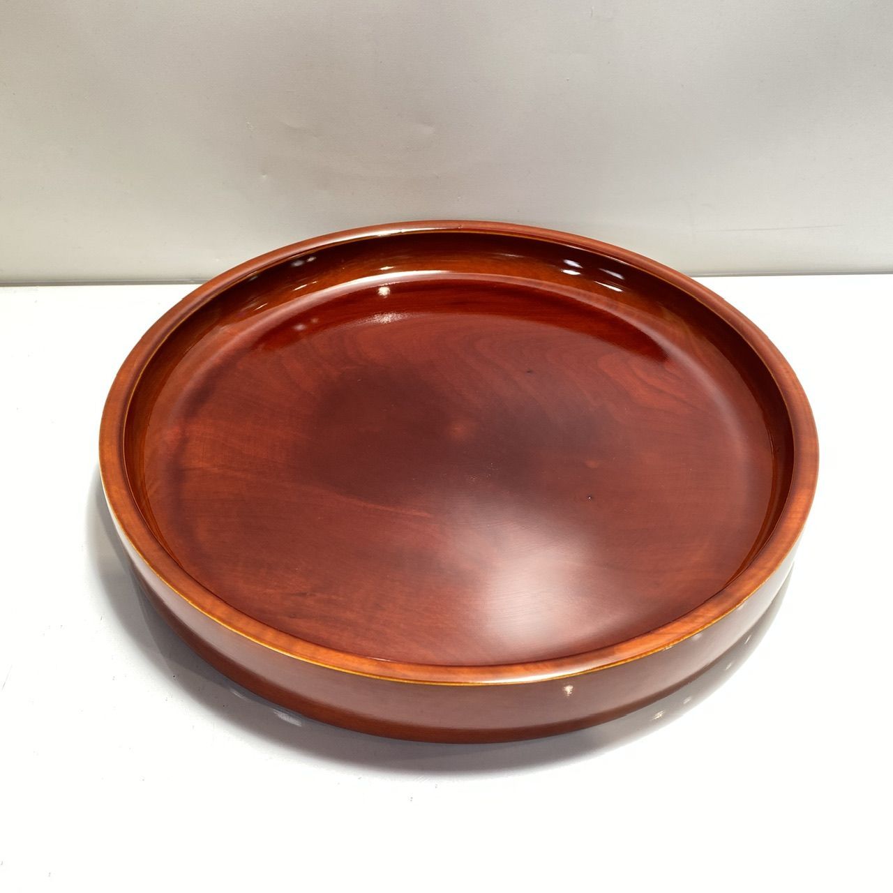 飛騨 春慶塗 お盆 共箱付 飛騨春慶塗 大福盆(膳) トレー 木製 漆器 共箱