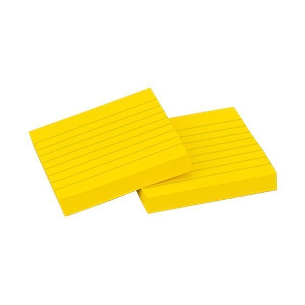 まとめ 3M ポスト イット エコノパック 強粘着ノート ラインノート 75×75mm ビビットイエロー 6301SS-YN 1パック 10冊 ×3セット
