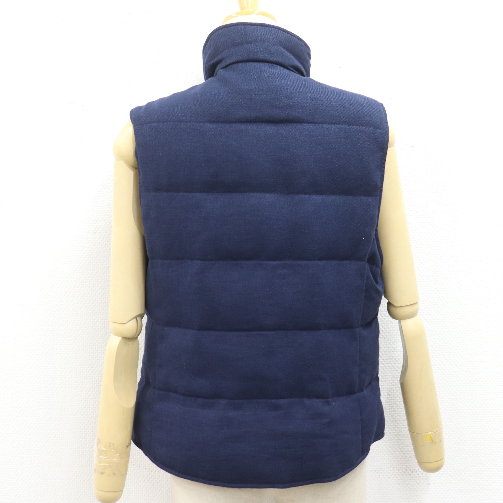 ブルネロクチネリ　リネンダウンベスト　XS ブルネロクチネリ リネンダウンベスト XS - メルカリ