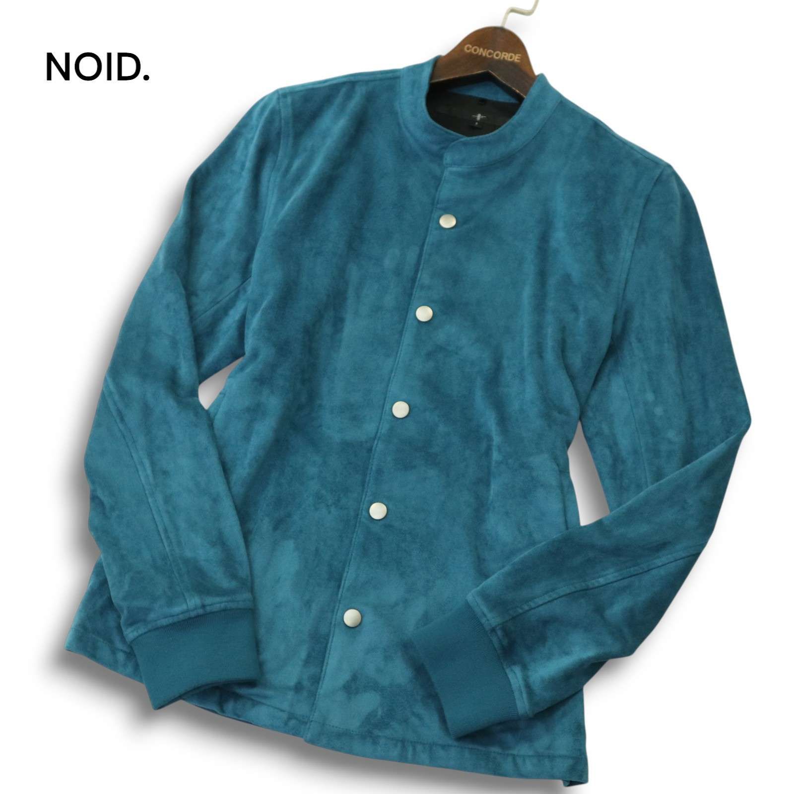 美品】NOID. ノーアイディー 秋冬 フェイク スウェード☆ バンドカラー 