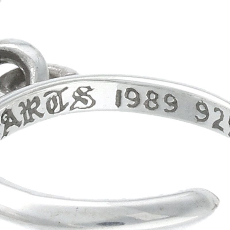 クロムハーツ TINY CH CROSS/タイニーCHクロスフープ シルバーピアス