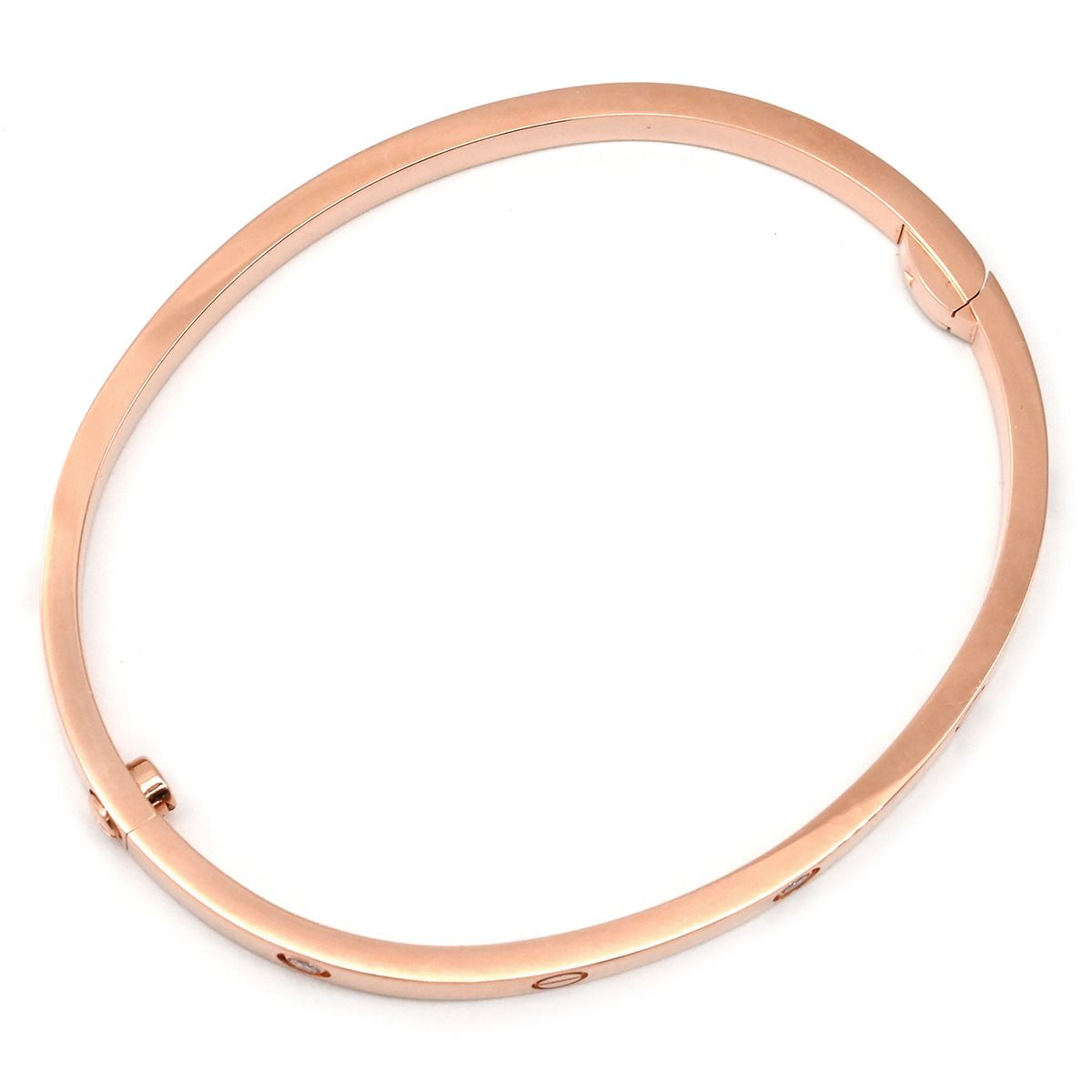 カルティエ Cartier ブレスレット LOVE ラブブレス ハーフダイヤ 6P 