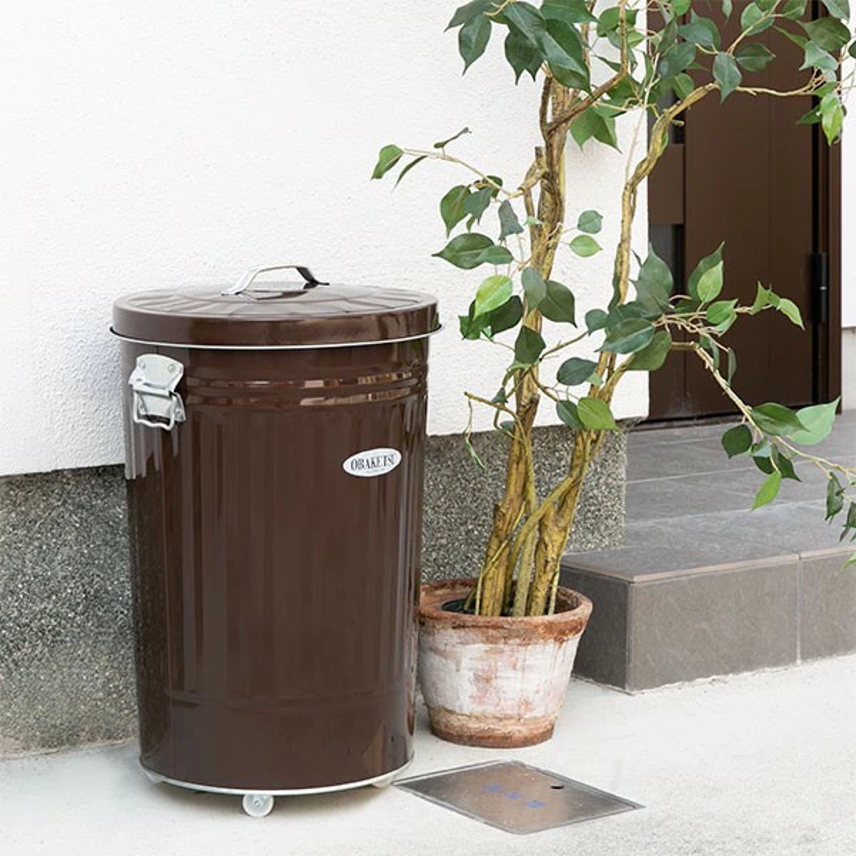 ゴミ箱 42L キャスター付き オバケツ OBAKETSU 節約 屋外兼用 ごみ箱