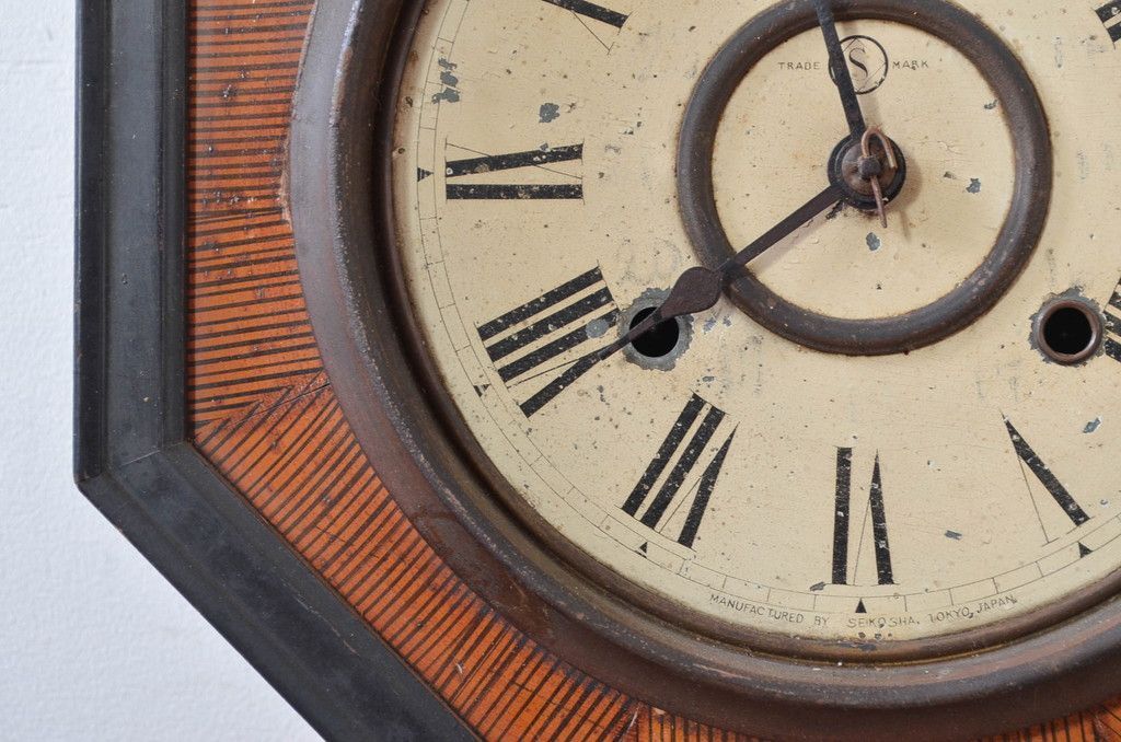 ☆事前問合せ必須☆ 精工舎 SEIKOSHA セイコー 八角時計 和製