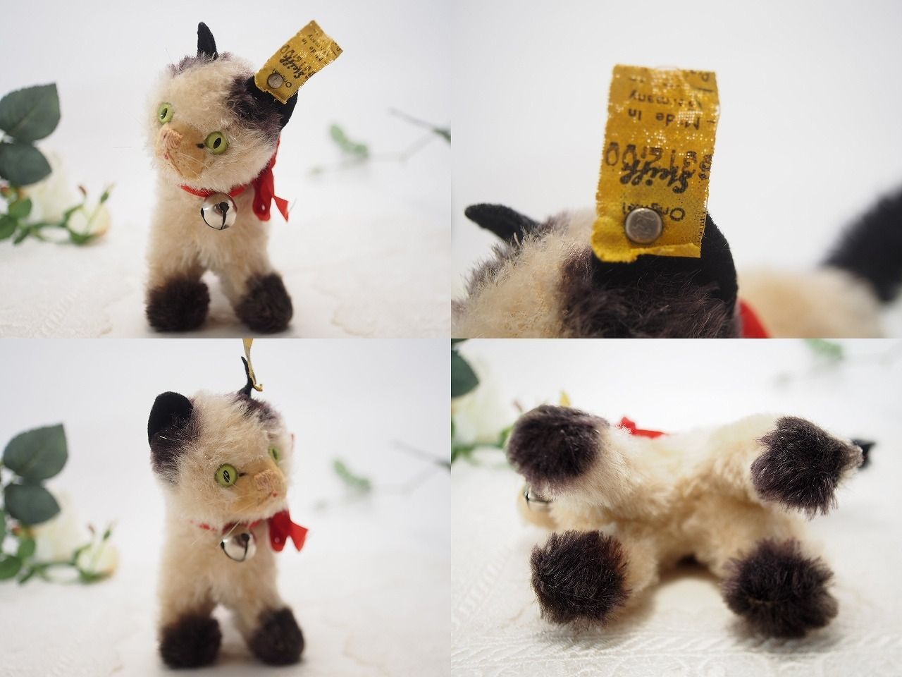 シュタイフ☆Young Kitty Gussy 12cm☆グッシーキャット/仔猫