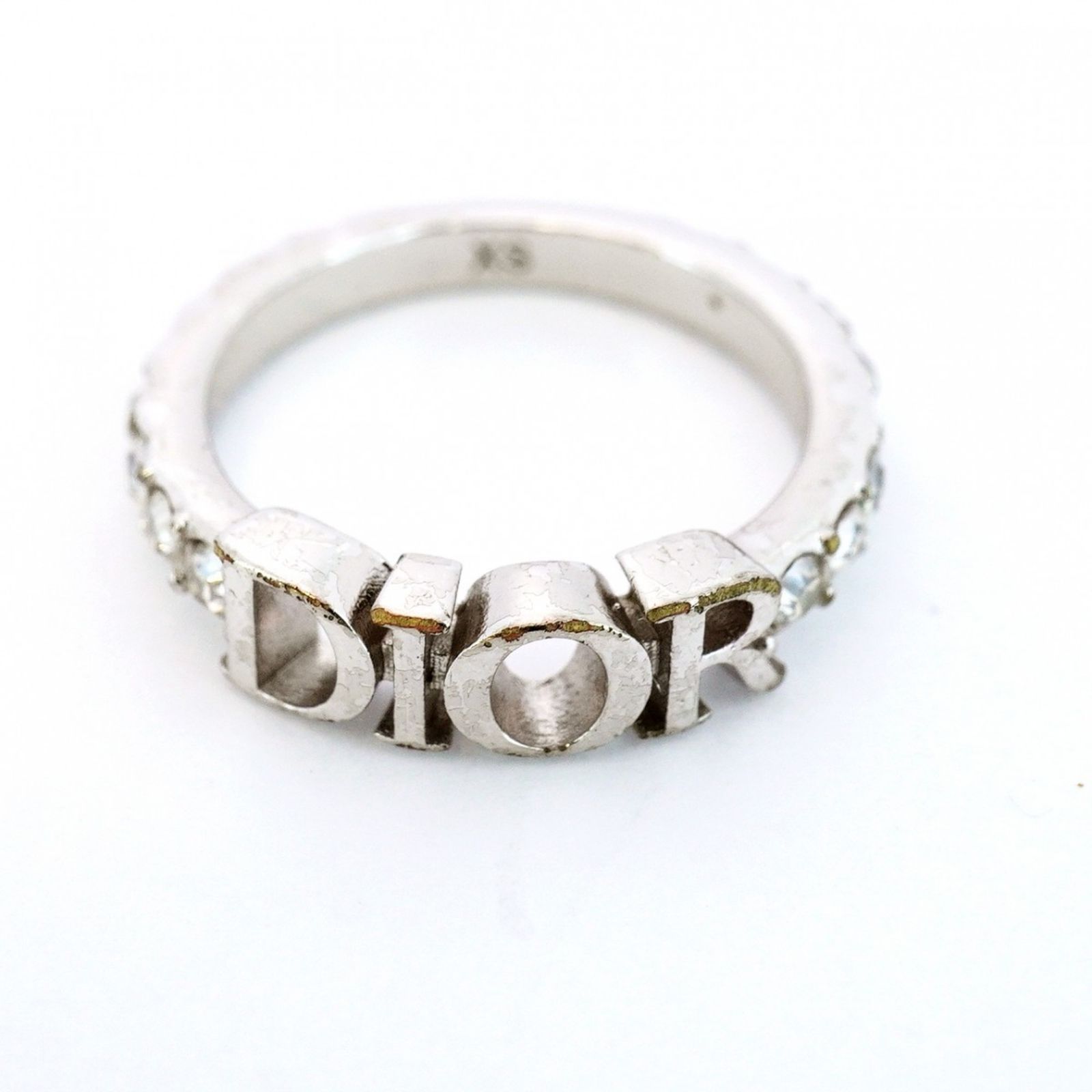 未使用✨Dior クリスチャンディオール　リング　指輪　シルバー　ラインストーン クリスチャン・ディオール(Christian Dior) クリスチャン