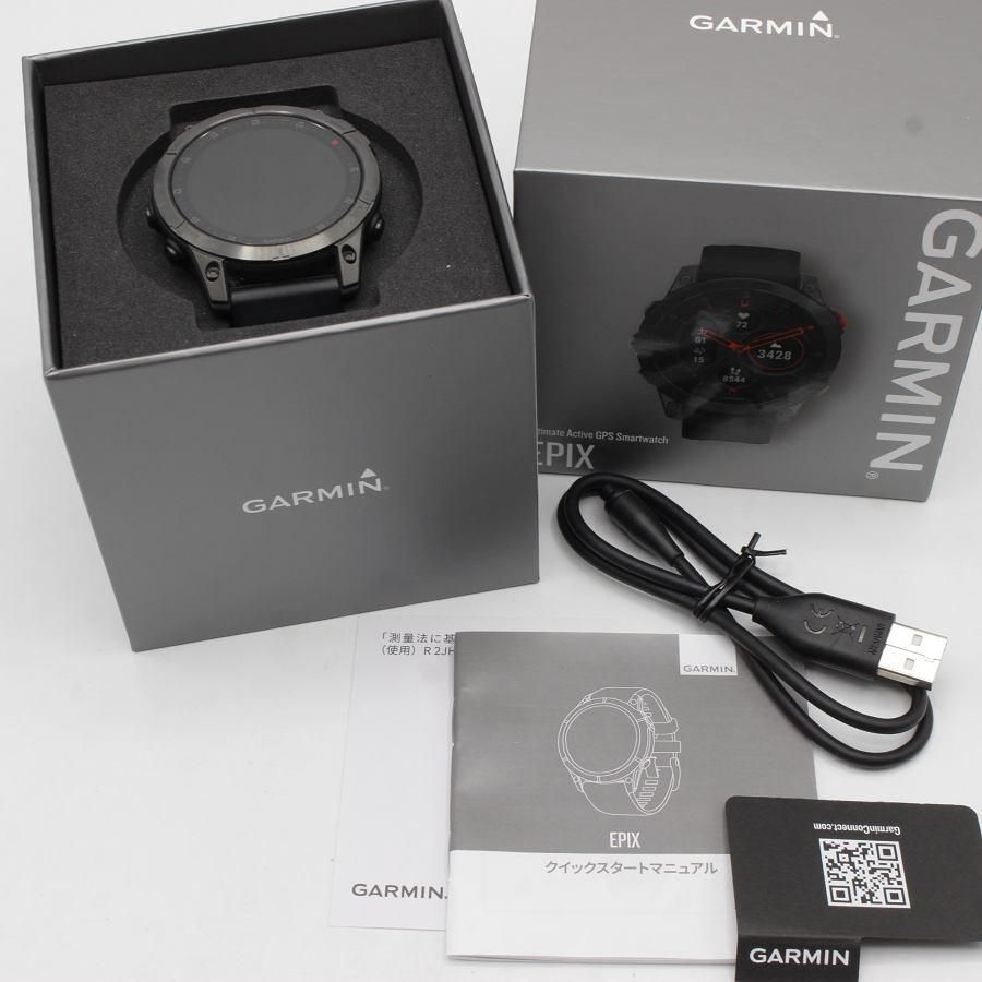 美品！GARMIN epix Sapphire Carbon Gray