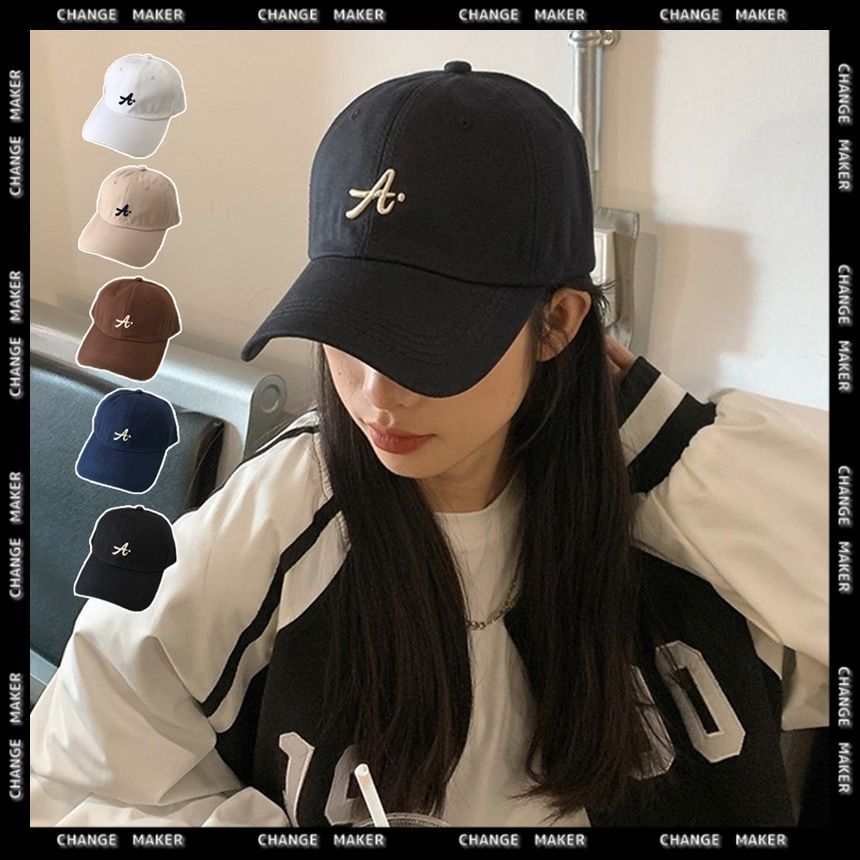 帽子 キャップ ロゴ メンズ レディース 韓国 ユニセックス 男女兼用　 黒 - 1