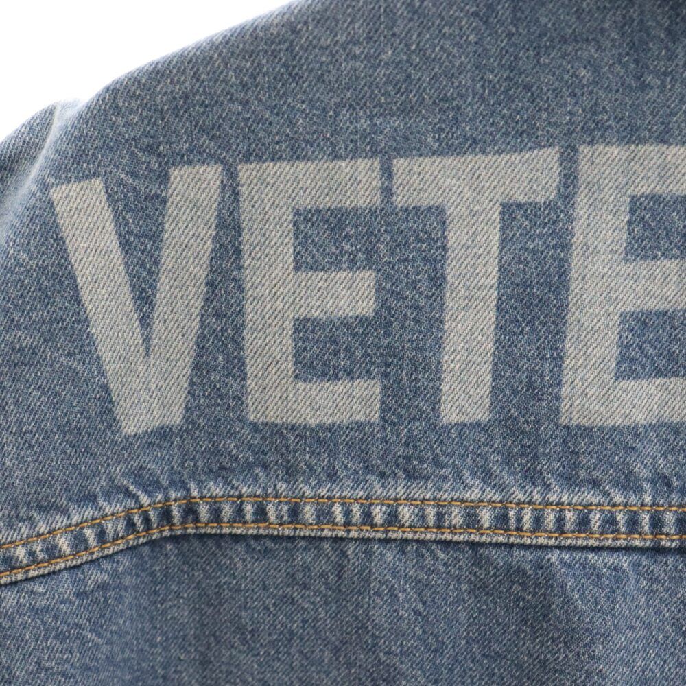 VETEMENTS (ヴェトモン) 20AW バックロゴ プリント スナップボタン 