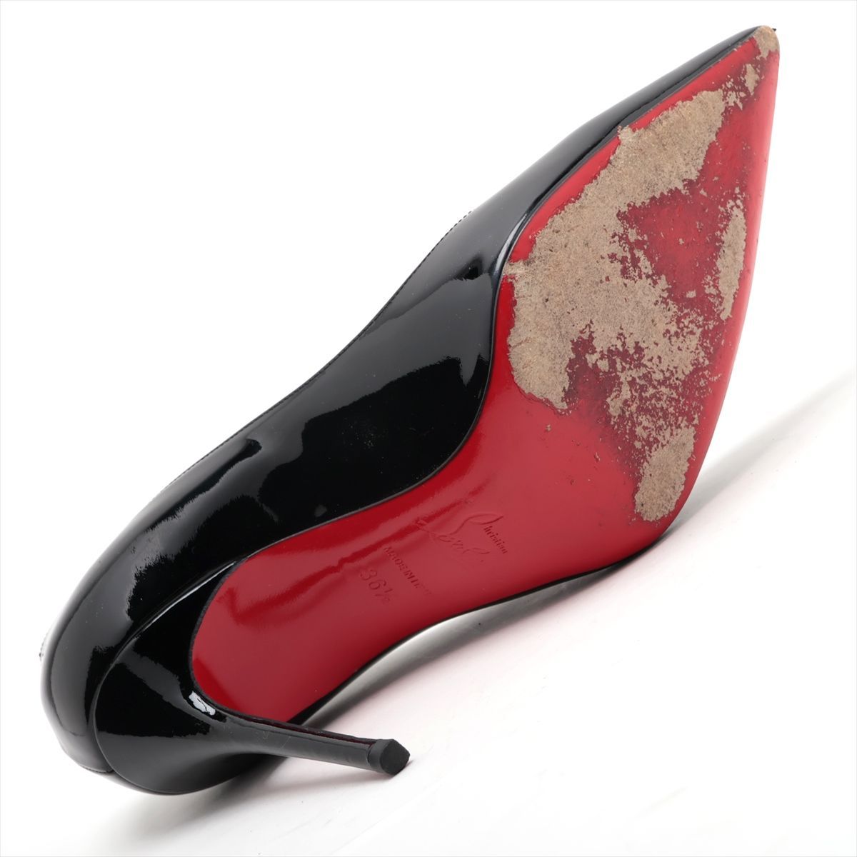 Christian Louboutin クリスチャンルブタン DECOLLETE 554 100 PATENT 