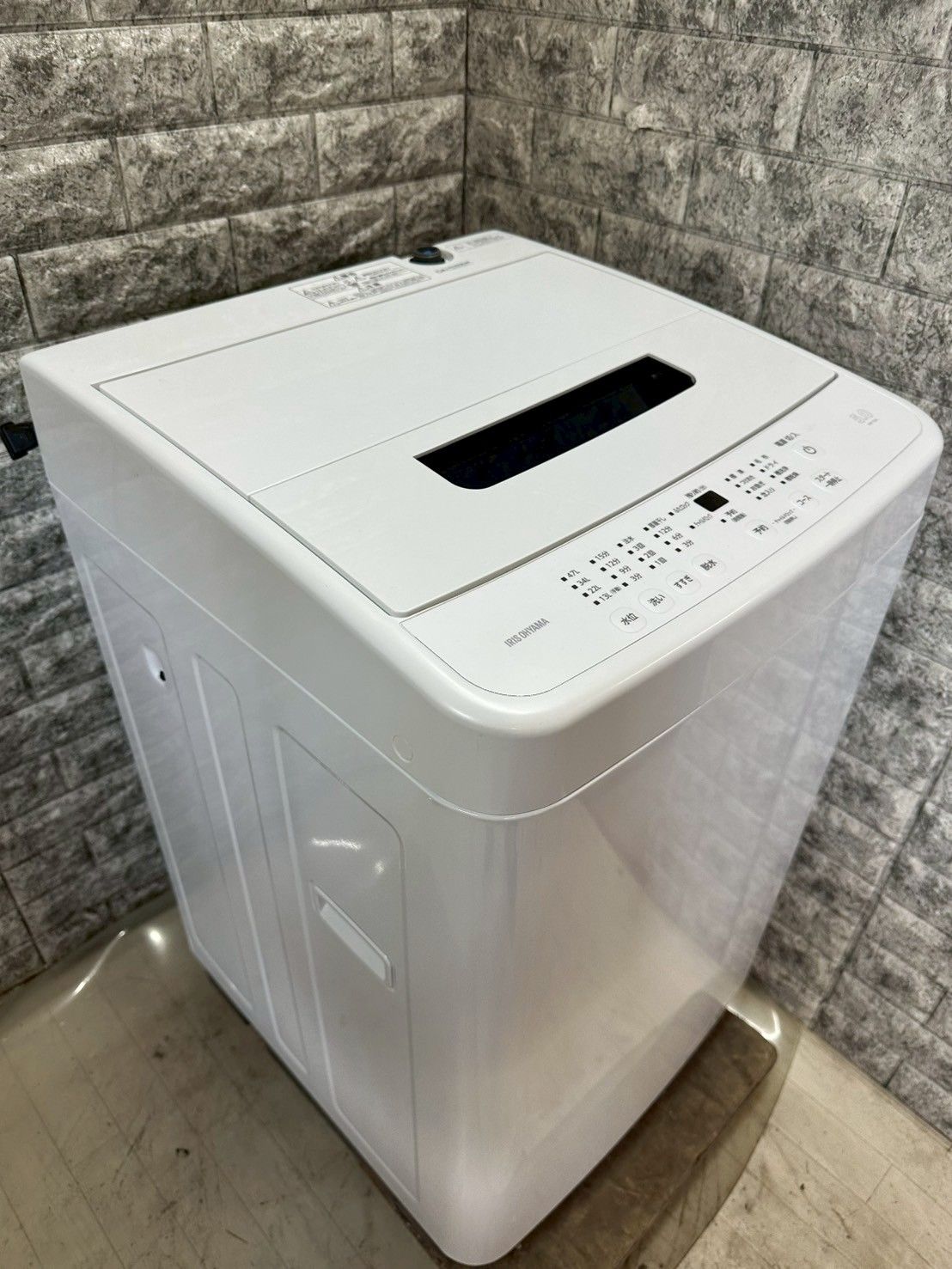大阪 3か月保障付き 洗濯機 アイリスオーヤマ 5kg 2025年 IAW-T504 S-643