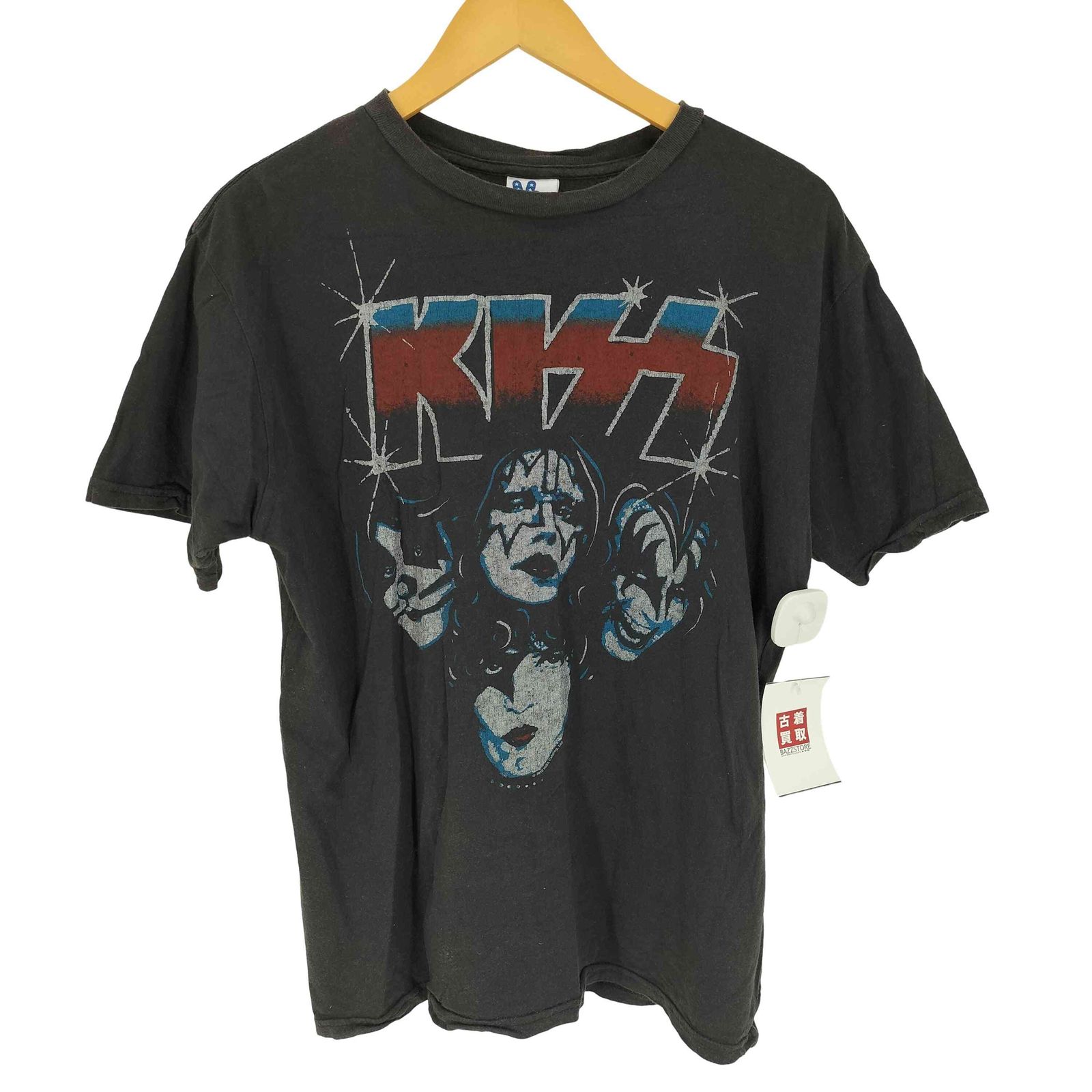 ユーズドフルギ USED古着 USA製 JUNKFOODボディ MY ASSプリント バンド S/S Tシャツ メンズ import：M 