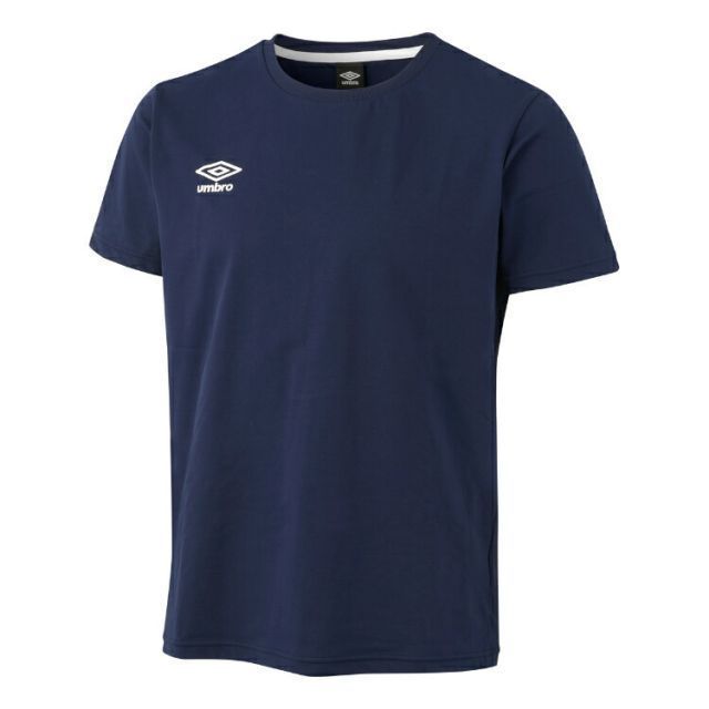 umbro アンブロ Tシャツ ネイビー S UUUVJA61 NVY | スポーツ スポーツ用品 運動 服 衣類 ウエア トップス シャツ 半袖 吸汗 速乾 UVカット 日焼け防止 紫外線対策 機能性 ロゴ サッカー フットサル 