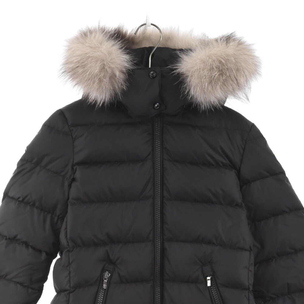 MONCLER (モンクレール) 19AW ABELLE GIUBBOTTO アベル ジャンパー ファー付きダウンコート ジャケット ブラック  E29544992125 68352 キッズ - メルカリ