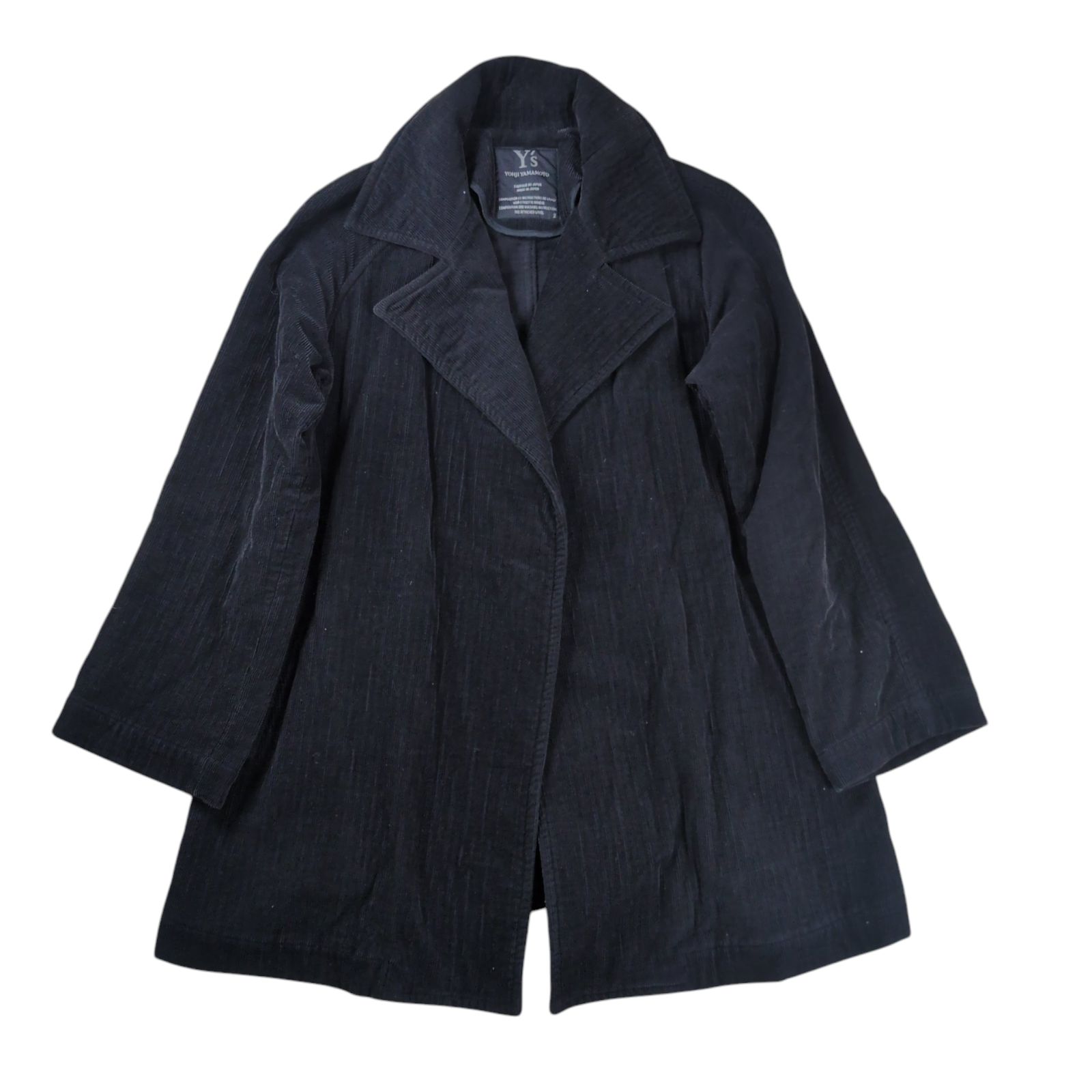 Y's Yohji Yamamoto 2000's  Corduroy Button Less Over Jacket