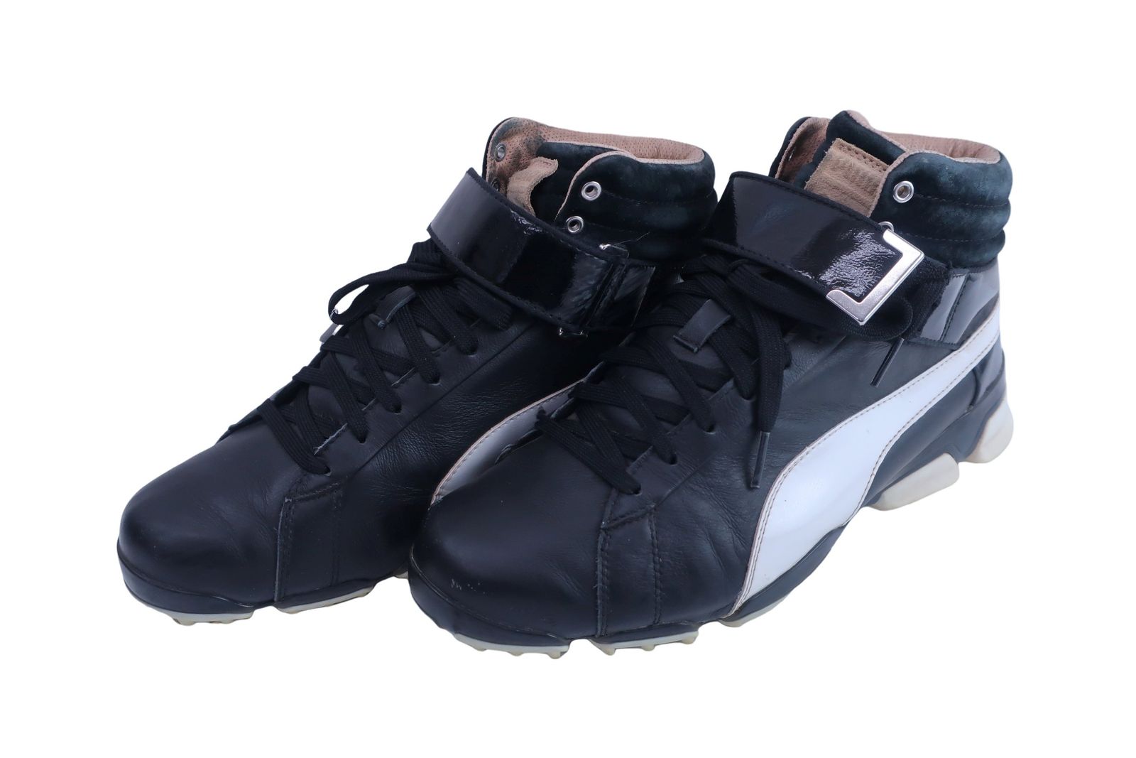 PUMA GOLF(プーマゴルフ) ゴルフシューズ タイタンツアー イグナイト ハイトップ SE 黒白 メンズ 26.0cm 189897-02 ゴルフ用品 2410-0491