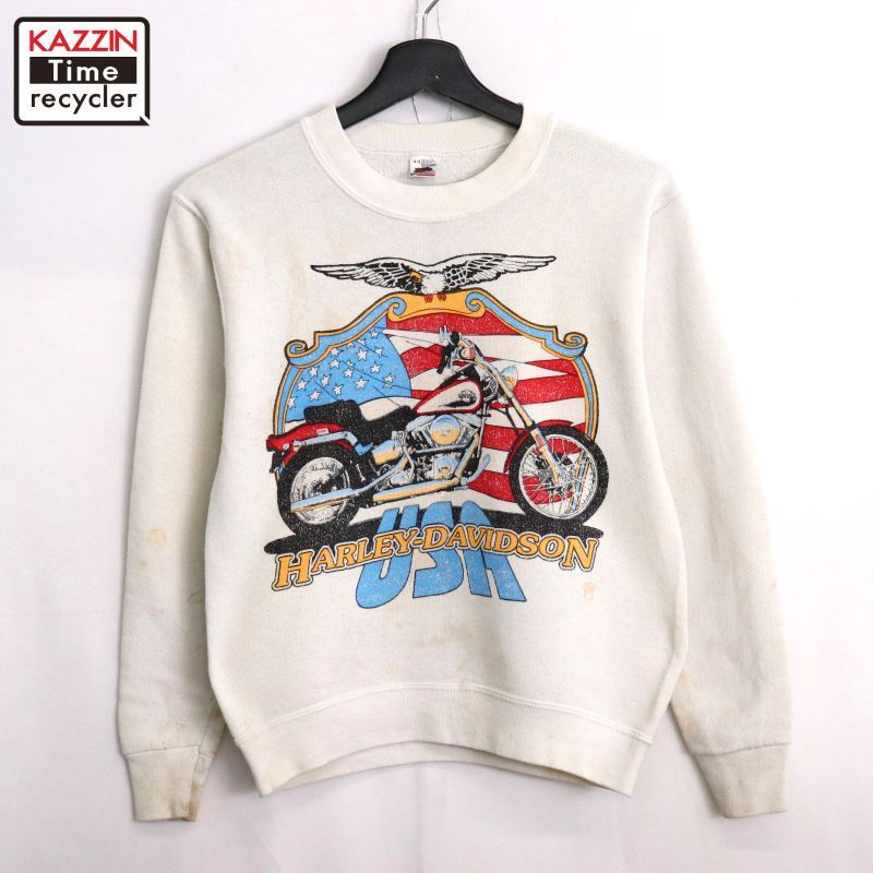 90s USA製 vintage HARLEY DAVIDSON Fruit of the Loom バイカー 
