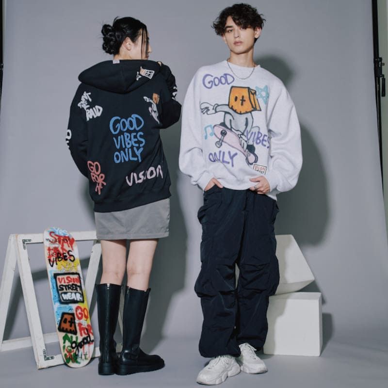 新品 メンズ vision street wear ヴィジョン guernika ゲルニカ