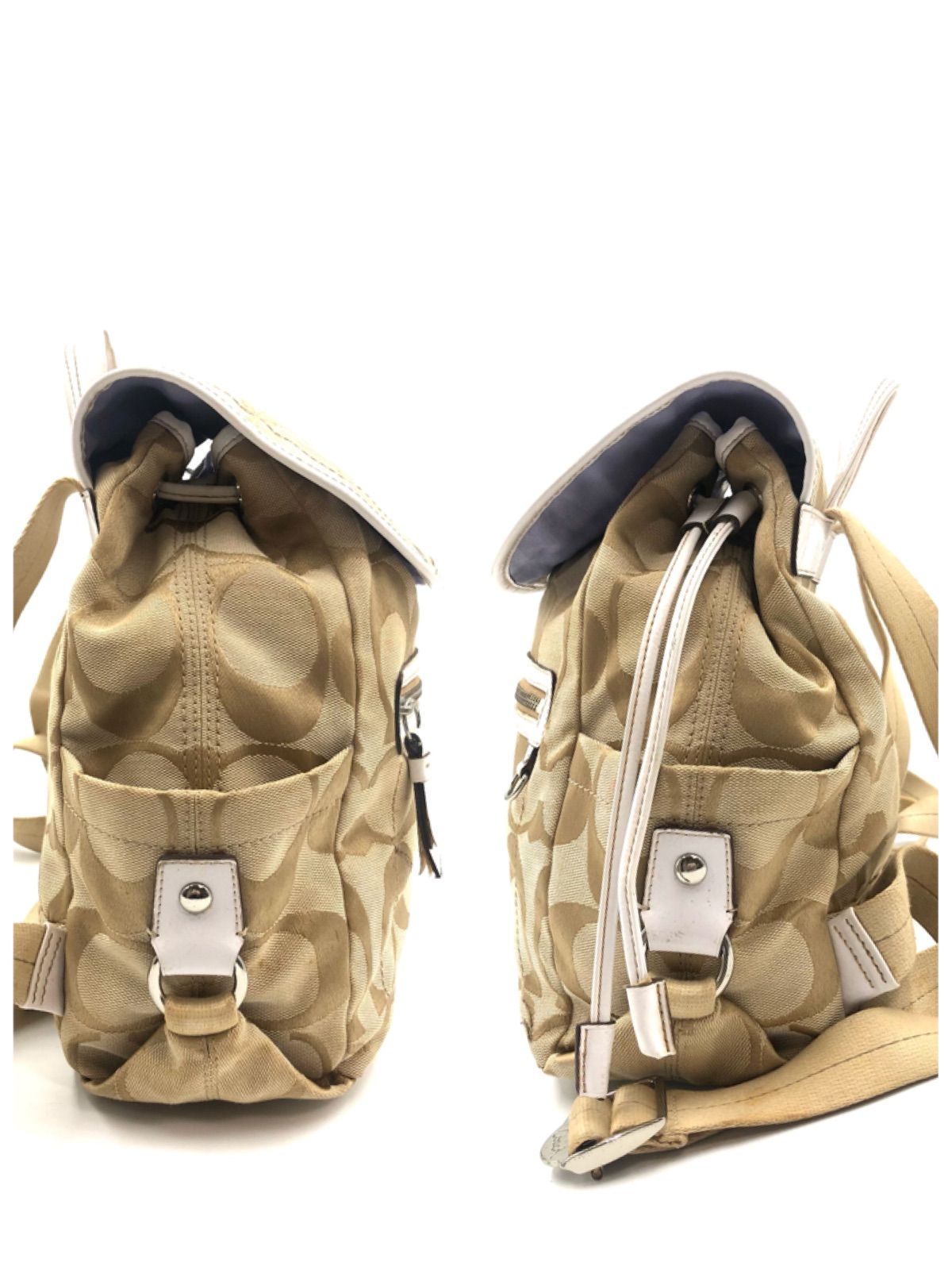 COACH コーチ シグネチャーキャンバス リュックサック バックパック