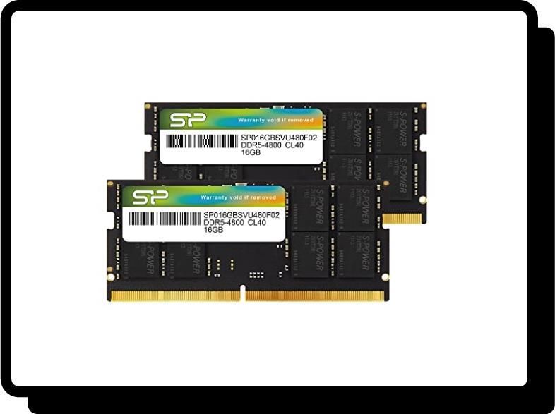シリコンパワー メモリDDR5-4800 32GB(16GBx2) SODIMM - メモリー