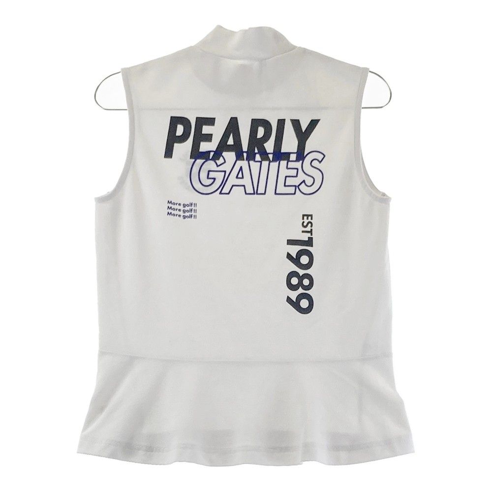 【状態良】パーリーゲイツ ノースリーブハイネックシャツ サイズ1 サイズ：1 PEARLY GATES パーリーゲイツ ハイネック ノースリーブ