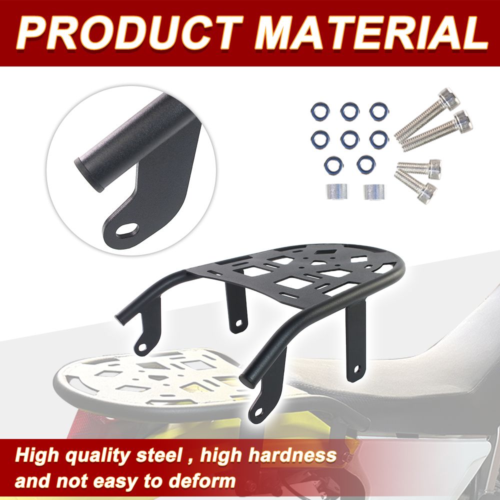 バイク 二輪用製リアラゲッジラック 貨物ラックサポートシェルフ スズキ DR650 DR 650 1990-2020 2021 2025 2025 2025 2025