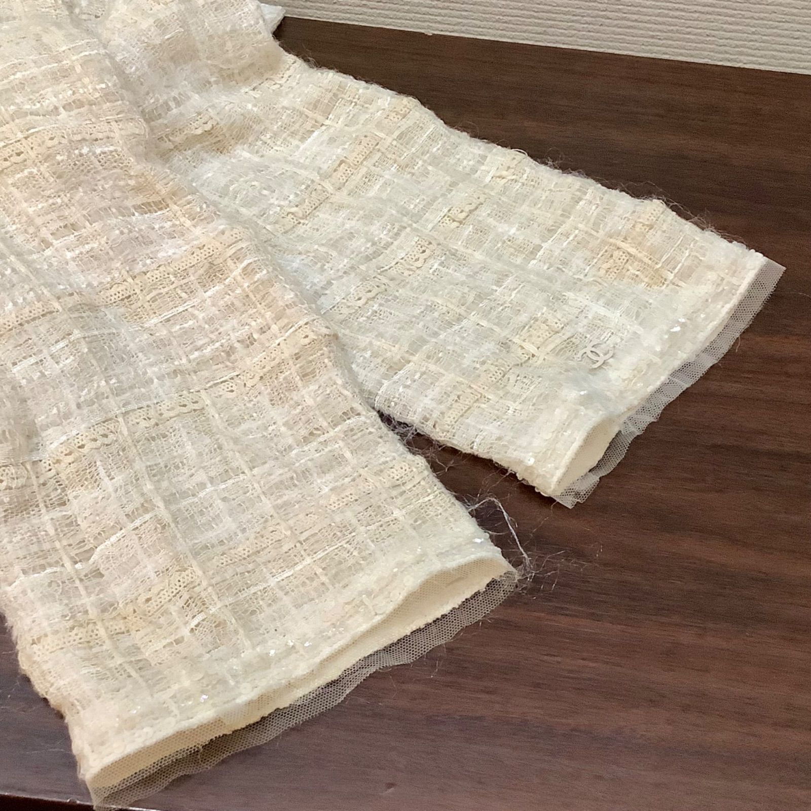 シャネル CHANEL 06C カメリア コサージュ ブローチ付き
