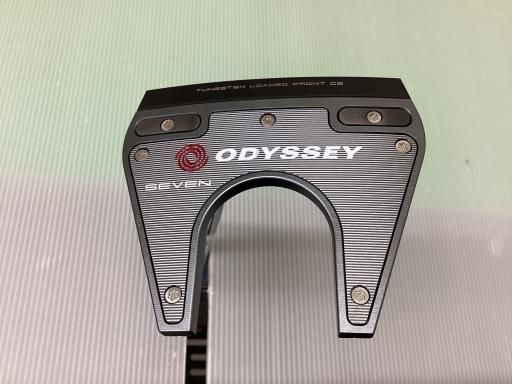 中古】 オデッセイ TRI-HOT 5K SEVEN 34インチ レフティ パター PT 