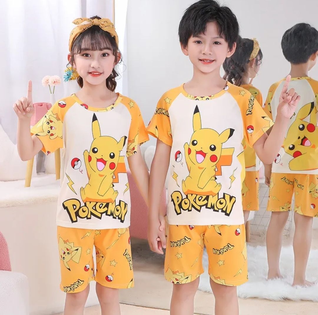 2025-25 秋冬新作  ハイブランドの ポケモン ピカチュウ パジャマ ☆ ルームウェア 半袖 - メルカリ ルームウェア・パジャマ