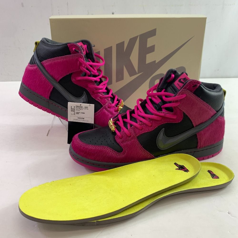 NIKE SBダンク 04w4808▽※【中古】Run The Jewels × Nike SB Dunk High DX4356