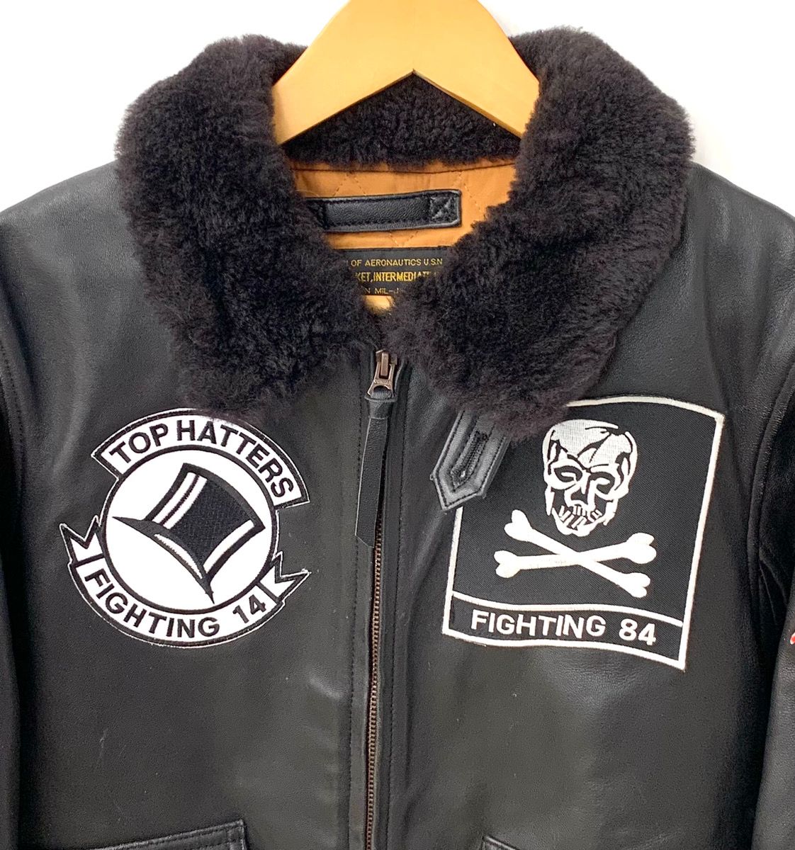 Houston G-1 ブラック フライトジャケット TOPGUN トップガン HOUSTON