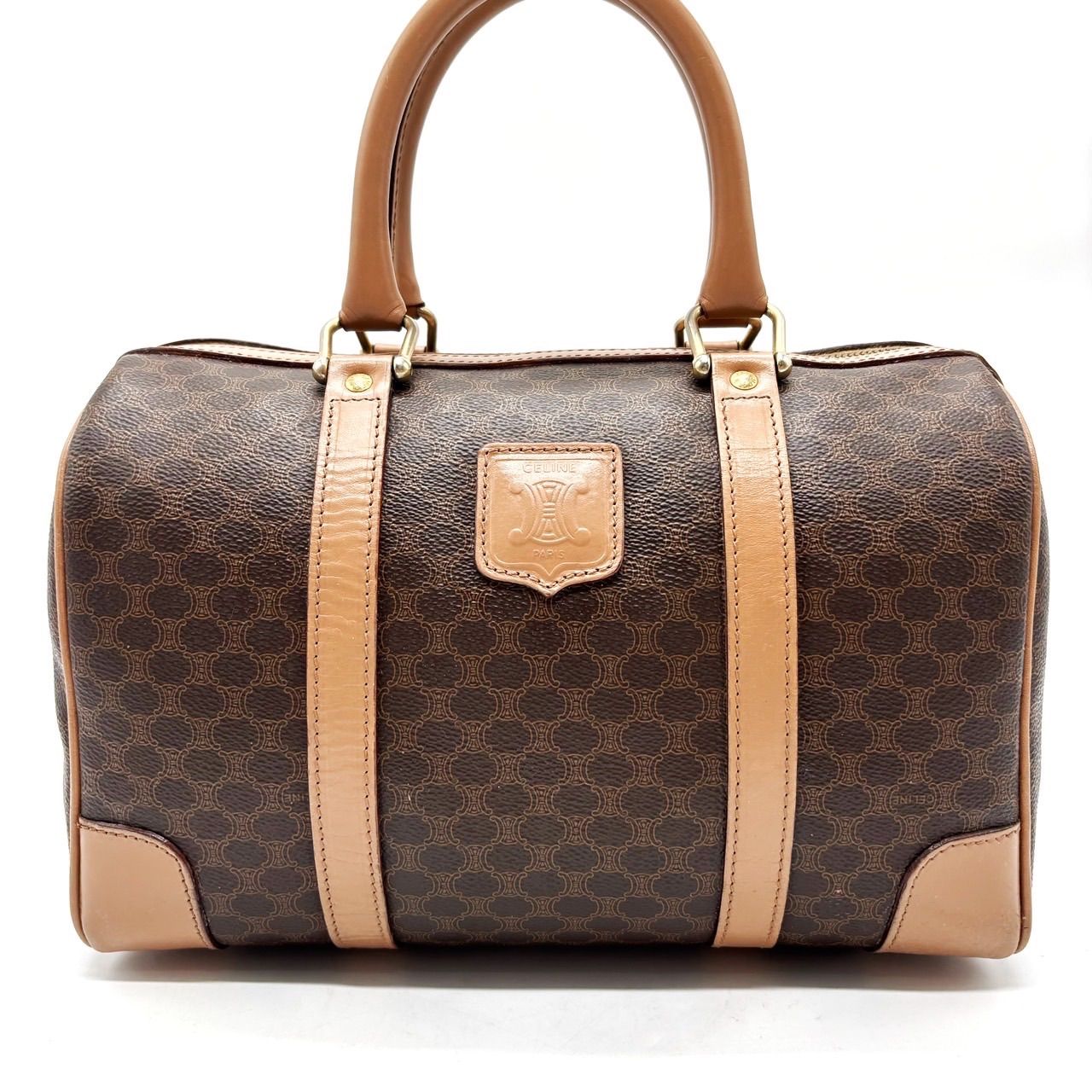 美品 CELINE セリーヌ マカダム柄 レザー ハンドバッグ 楽天市場】【バッグ】CELINE セリーヌ マカダム柄 ハンドバッグ