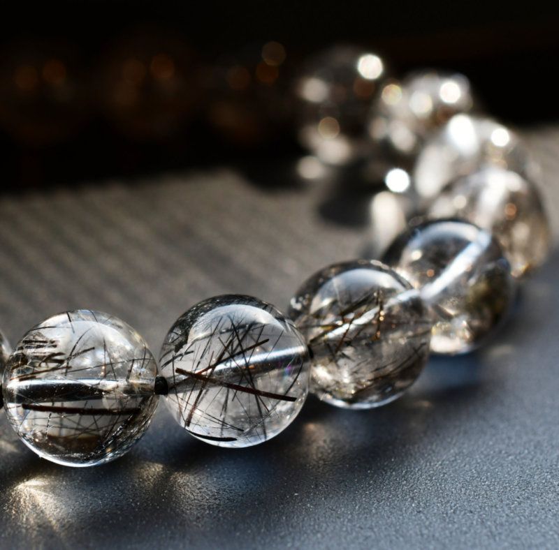 天然の表情が魅力的 11mm ブラックトルマリンインクォーツブレスレット GHB89 安心 守護 浄化 前向き 安定 落ち着き ネガティブ除去 高品質 プレゼント 贈り物 天然石38ｇ 浄化発送 ギフト 京海堂 天然石の卸 京の蔵 NEXPOTALLINN_EU