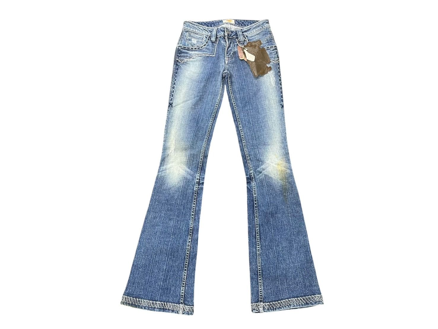 ANTIK DENIM アンティークデニム ジーンズ デニムパンツ フ ブーツカット サイズ25 コットン 4b007917