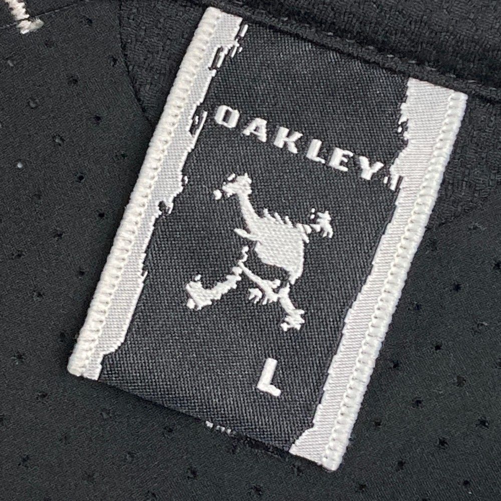 サイズ：L OAKLEY オークリー 401893JP スカル刺繍 半袖シャツ