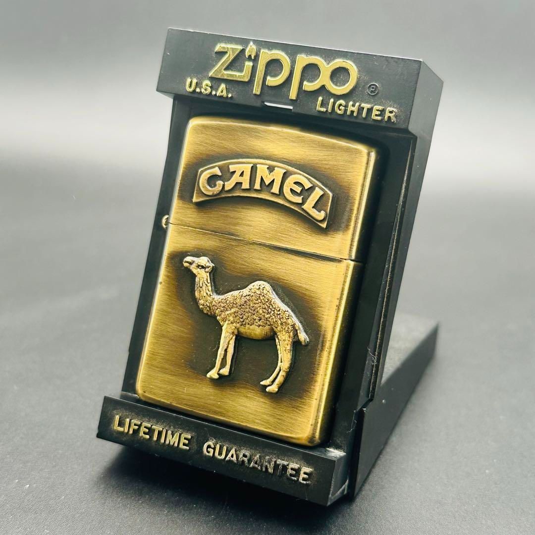 Zippo CAMEL キャメル 真鍮 ゴールド 金 ラクダ 懸賞品