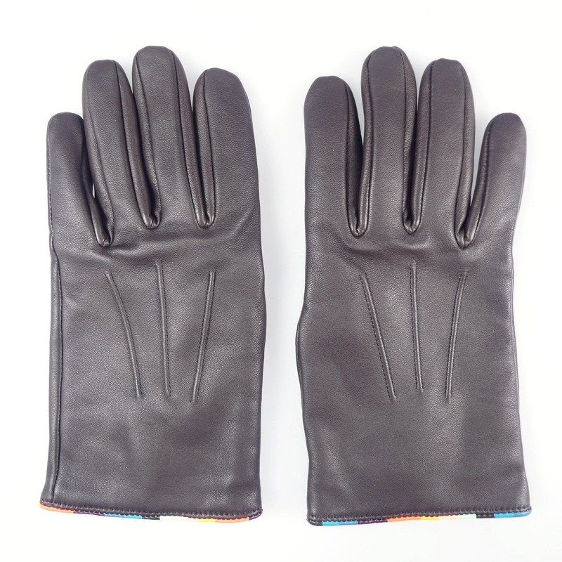 未使用品　Paul Smith ポールスミス　手袋　グローブ　レザー　ストライプ Paul Smith 並行輸入品 ポールスミス 手袋 メンズ グローブ