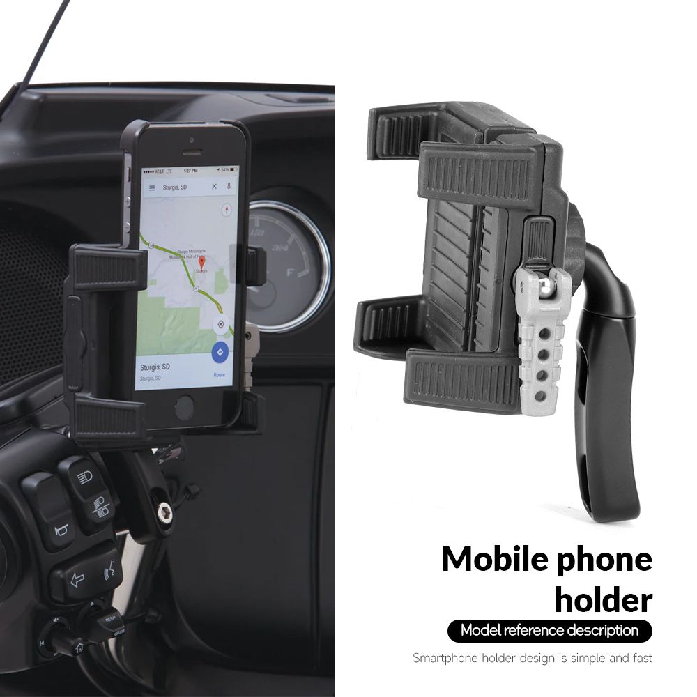 汎用 バイク スマートフォンマウント ナビゲーションブラケットホルダー サポート ハレー ヤマハ 汎用 インディアン ホンダ GL1800 GL150