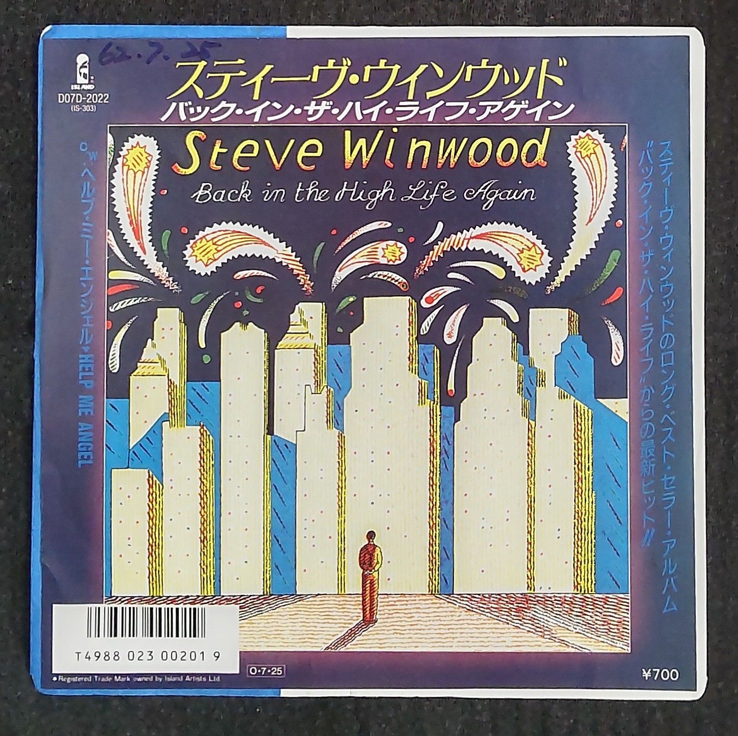 スティーヴ・ウィンウッド バック・イン・ザ・ハイ・ライフ 国内盤 - 洋楽