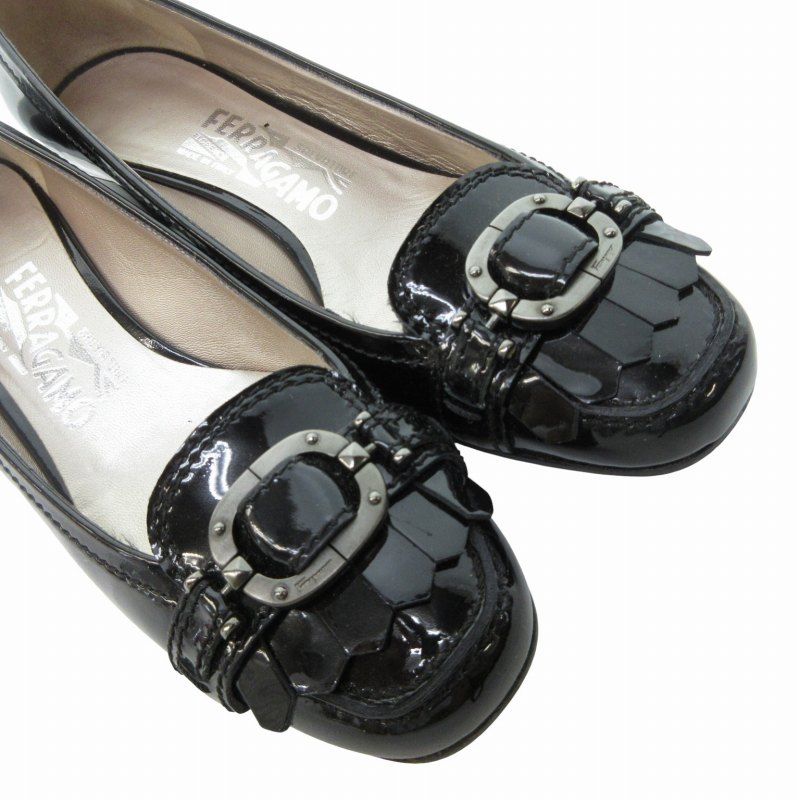 サルヴァトーレフェラガモ Salvatore Ferragamo エナメル