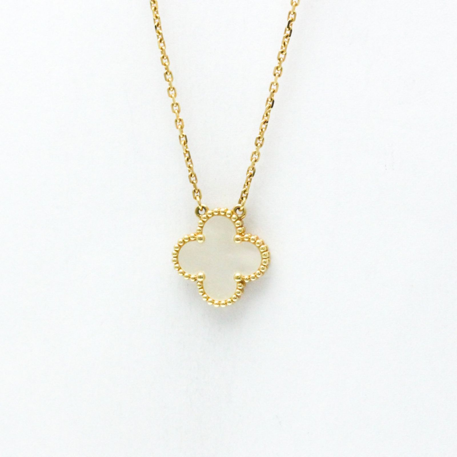 【新品】イエローゴールド　マザーオブパール ヴァン・クリーフ＆アーペル(Van Cleef & Arpels) K18イエローゴールド