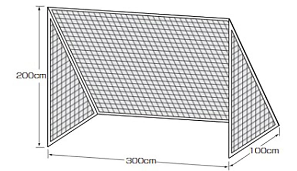 ゼットガッコウタイイク ゼット学校体育 サッカー ミニサッカーゴールネット ZN1681 ホワイト
